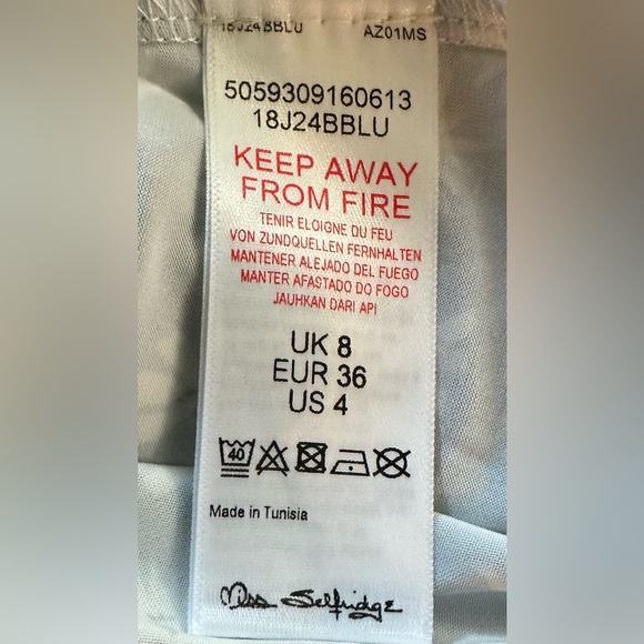 Miss Selfridge Daisy Print Midi Tiered Dress - Picture 8 of 8